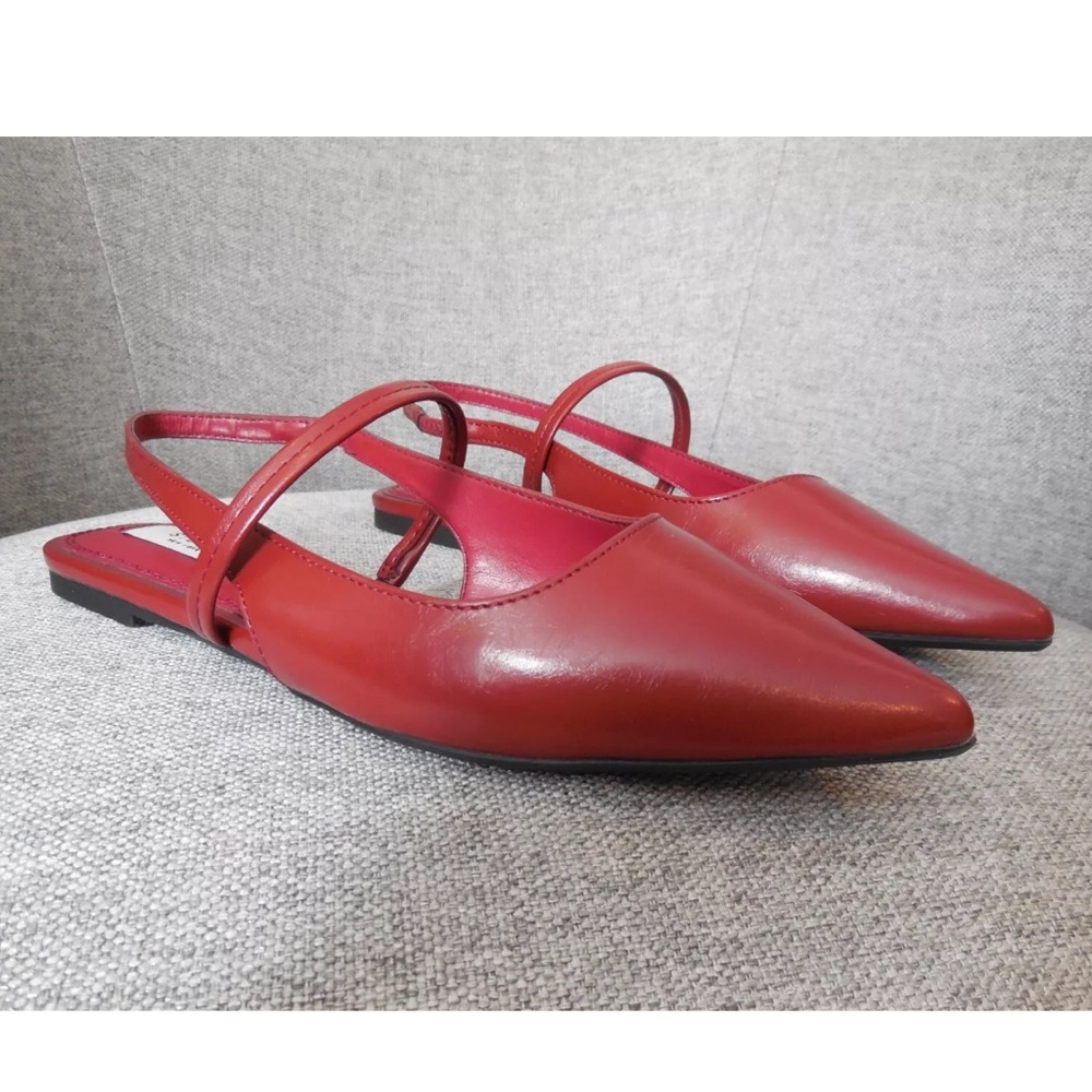 New (No Box) Steven by Steve Madden Mallory flats - Red - Size 8 - Picture 3 of 6